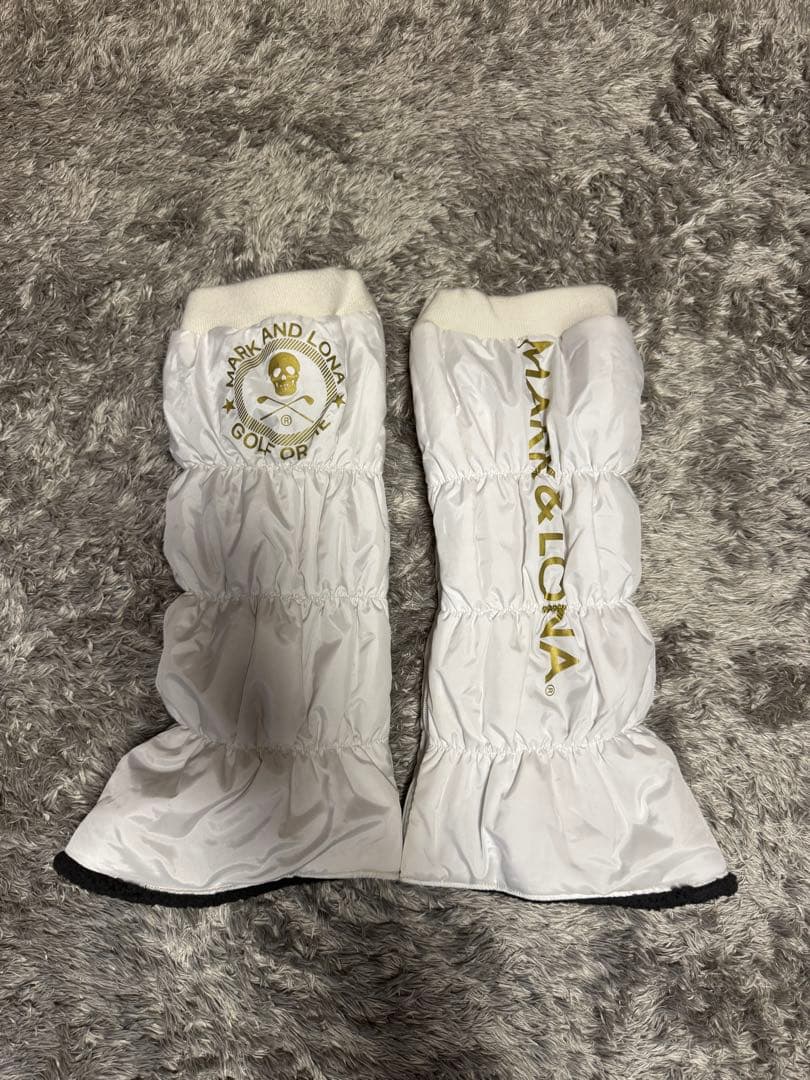 MARK & LONA レッグウォーマー　ホワイト