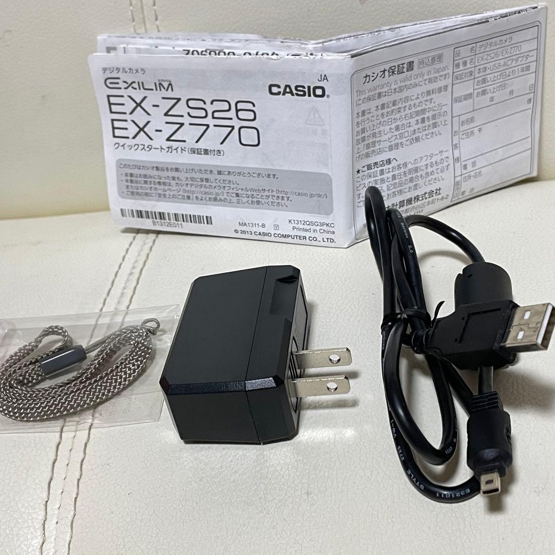 極美品！ カシオEXILIM EX-Z770 レッド デジカメ デジタルカメラ