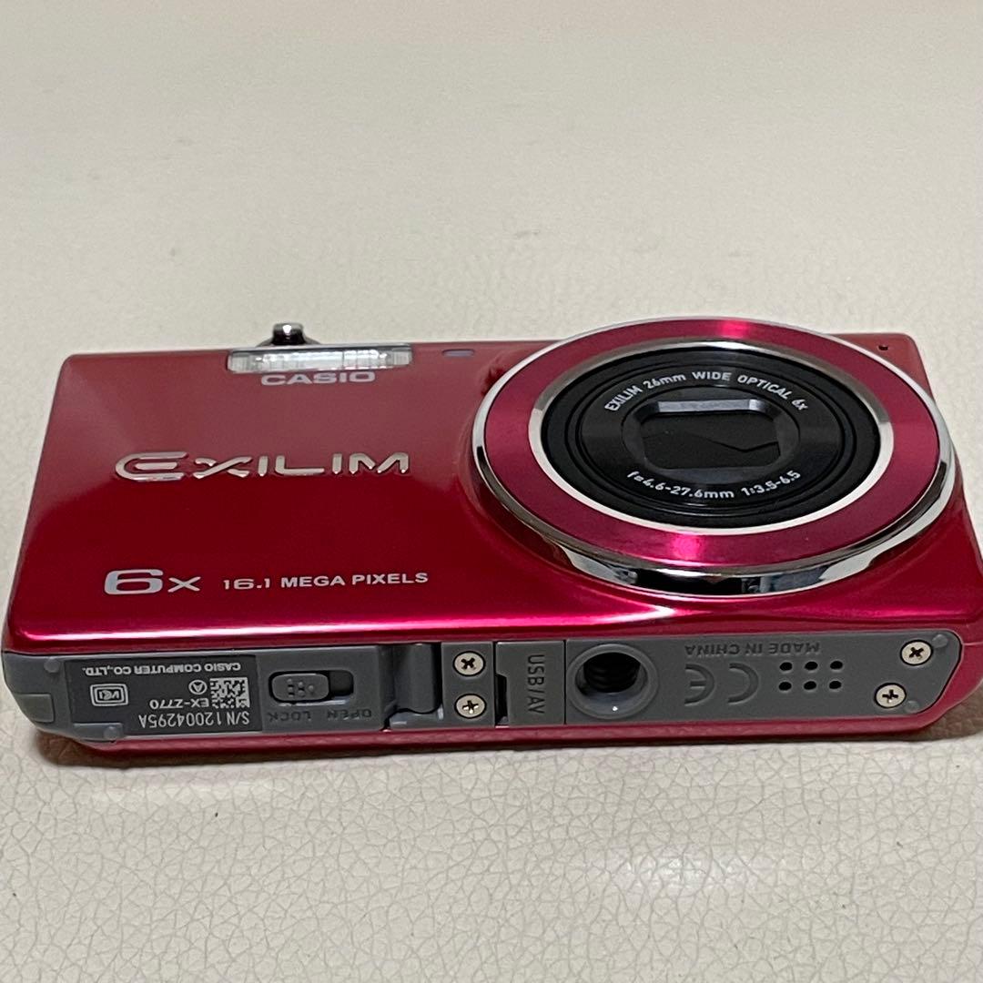 極美品！ カシオEXILIM EX-Z770 レッド デジカメ デジタルカメラ