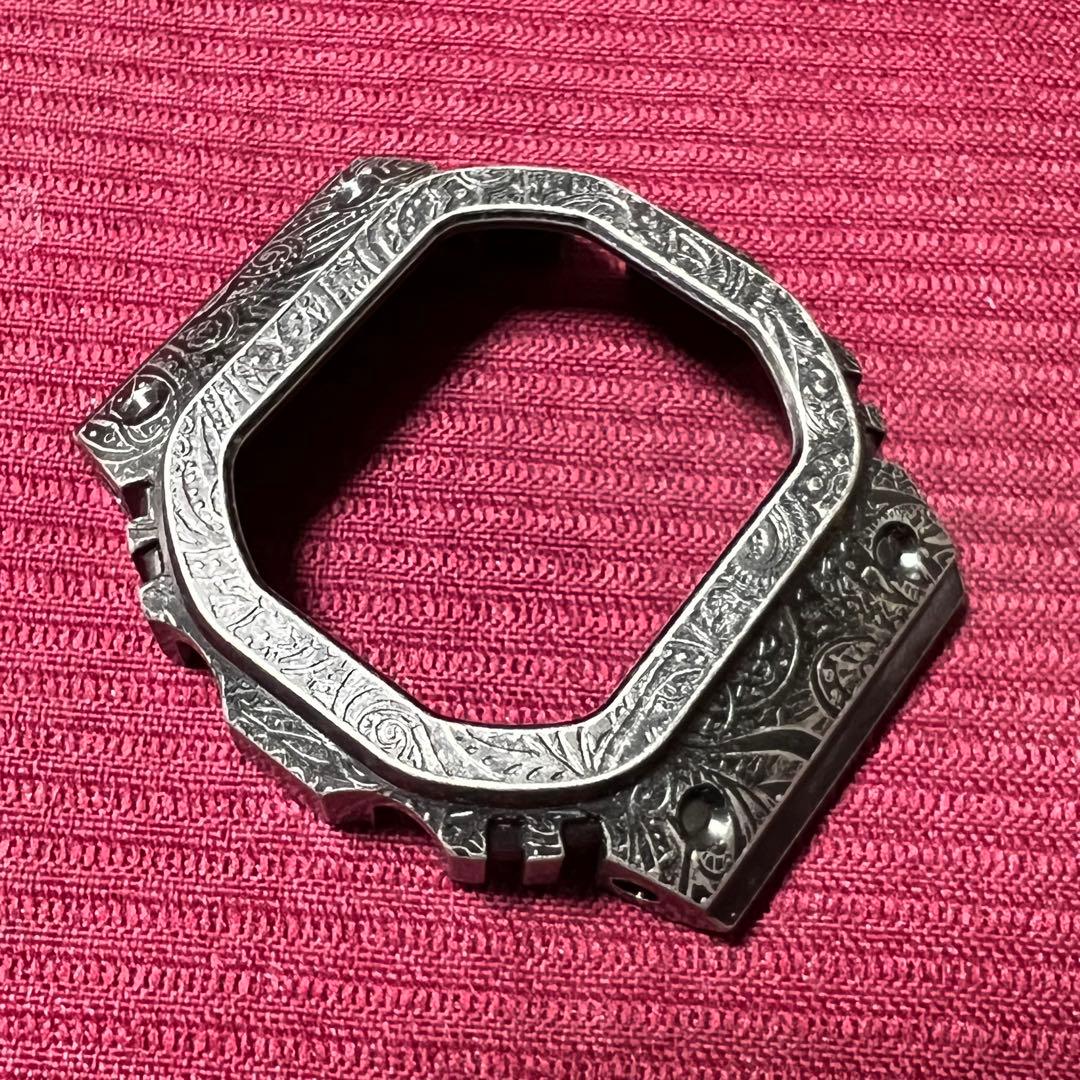 新品 G-SHOCKカスタムキット ペイズリー 柄 ブラック　5600対応