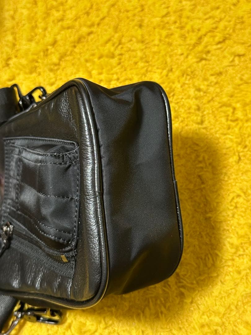 バッグ AVIREX:NYLON COMBI LEATHER SHOULDER BAG