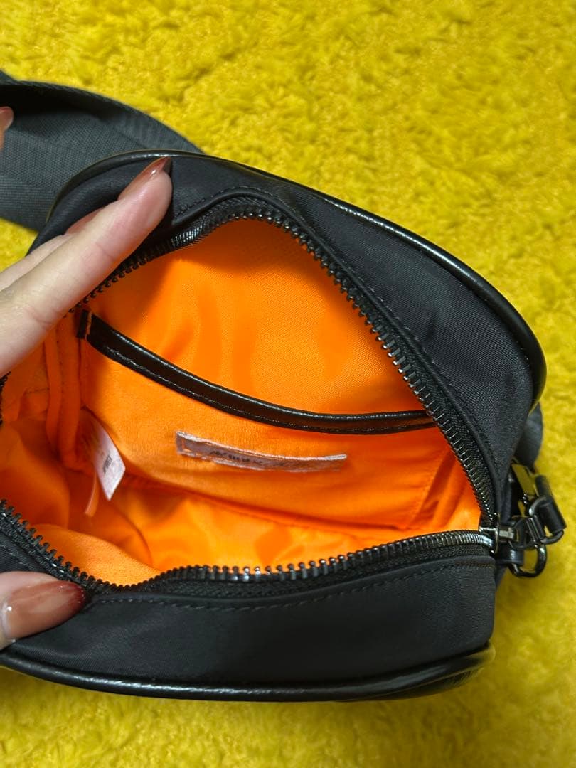 バッグ AVIREX:NYLON COMBI LEATHER SHOULDER BAG