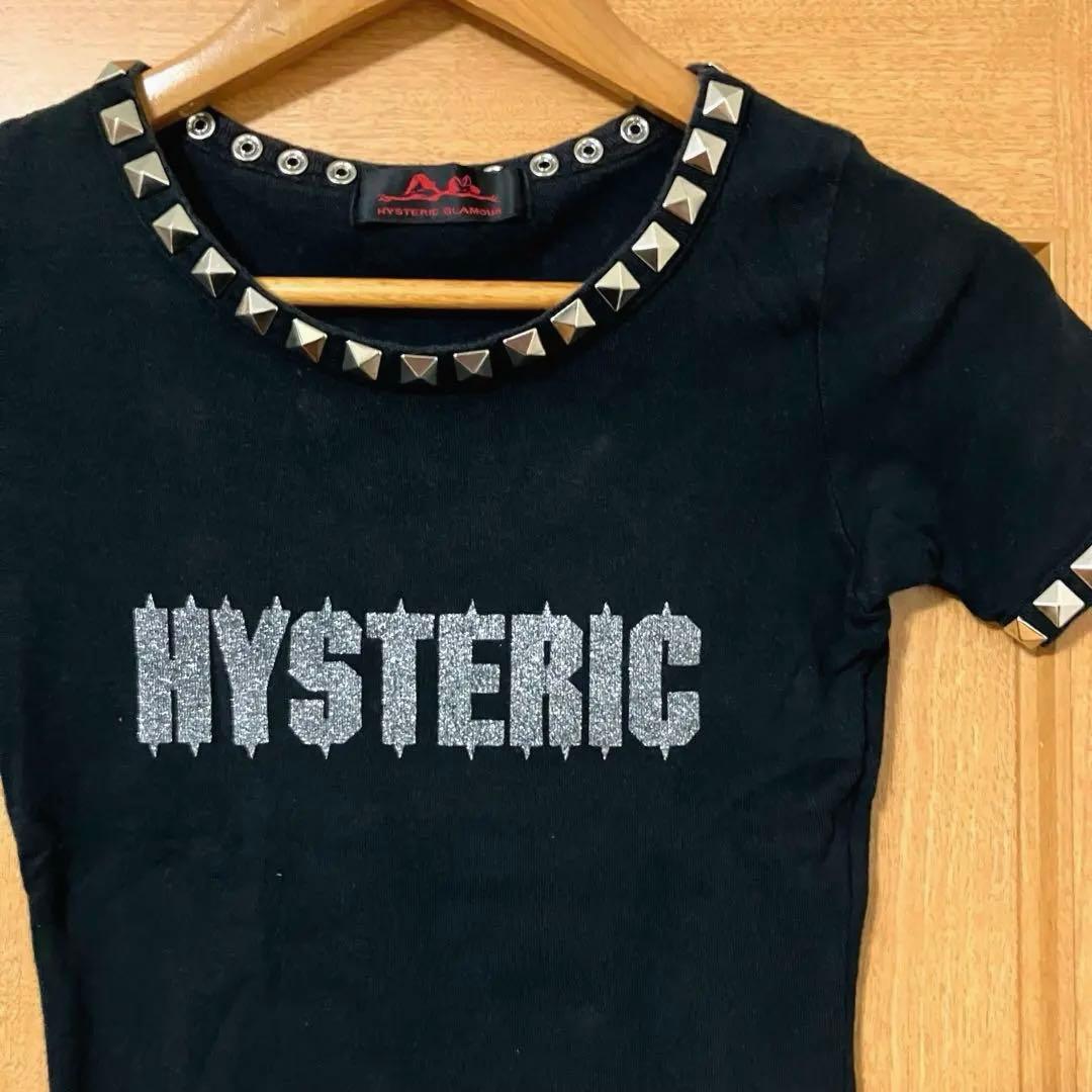 【雰囲気抜群❗️】90's HYSTERIC GLAMOUR 黒 チビT Y2K
