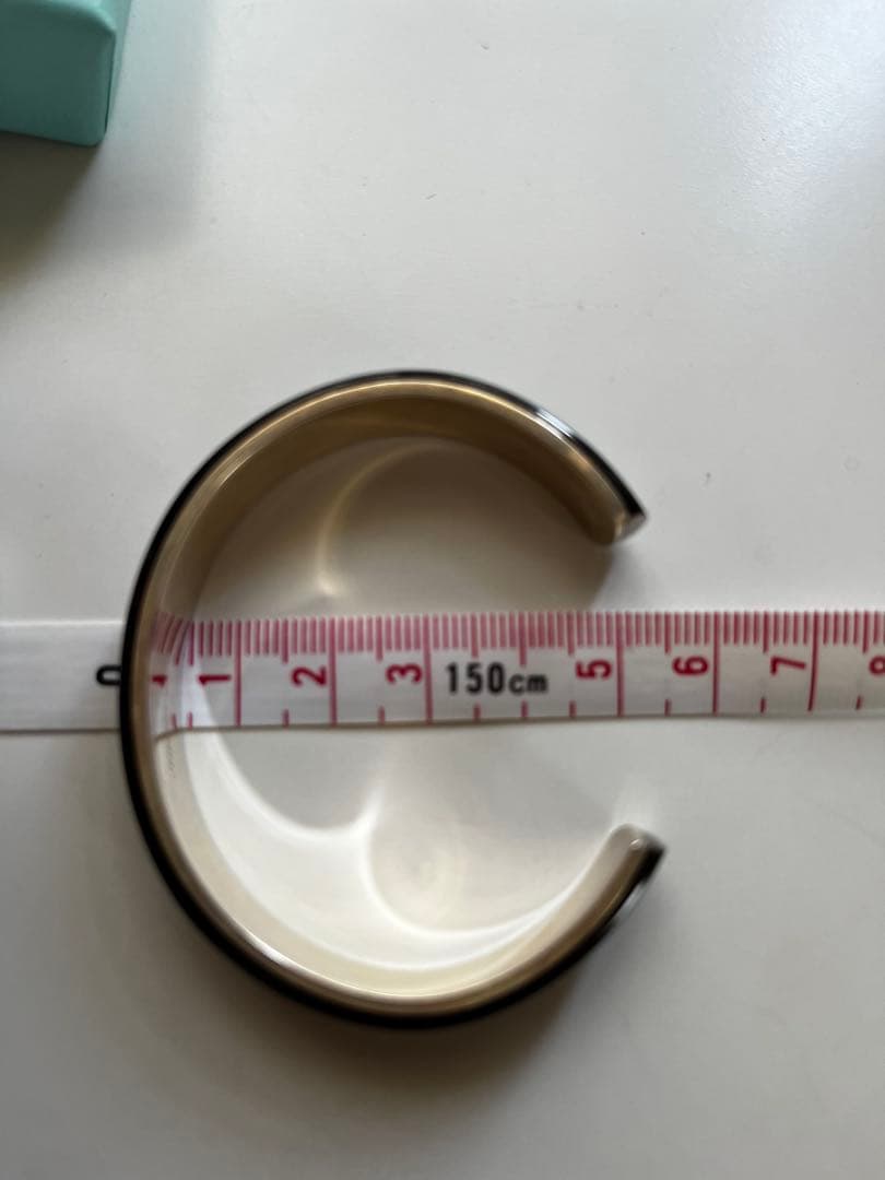 Tiffany & Co. ティファニー1837 カフ シルバー&チタンバングル