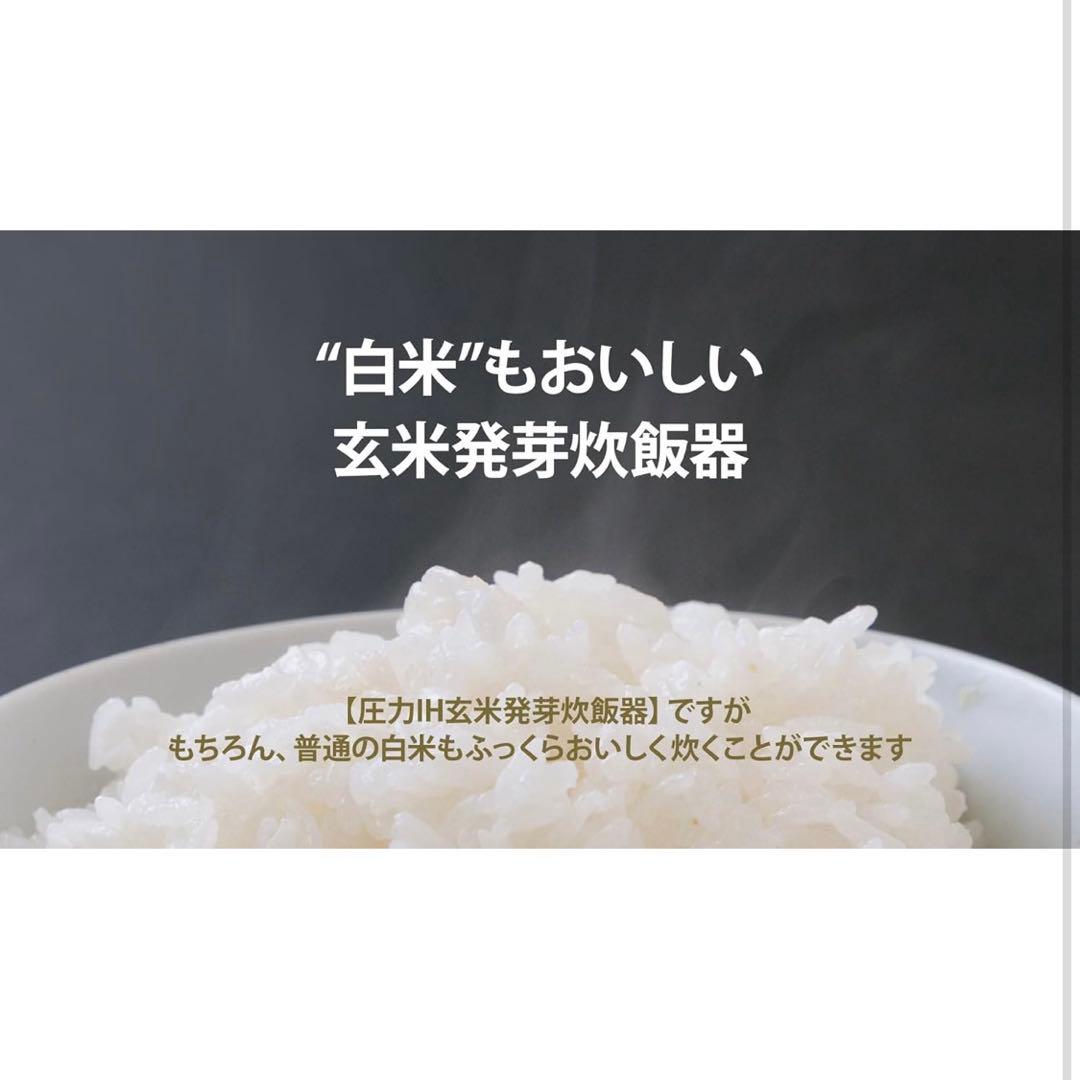 ライカベル IH玄米発芽炊飯器　圧力5.5合炊き 圧力IH炊飯器 美味しく炊ける