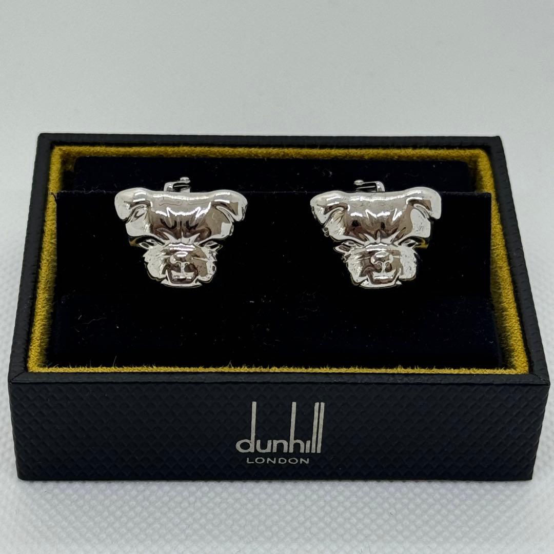 dunhill ダンヒル ブルドッグカフス　スターリングシルバー