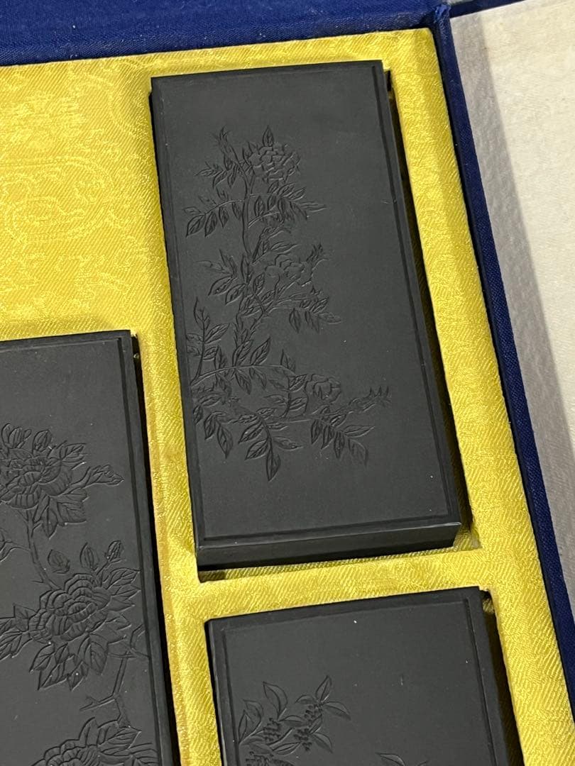 希少・珍品 唐墨 古墨 固形墨 乾隆年製 中国美術 10個セット 未使用品