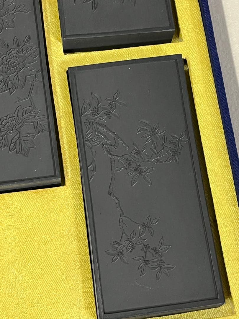 希少・珍品 唐墨 古墨 固形墨 乾隆年製 中国美術 10個セット 未使用品