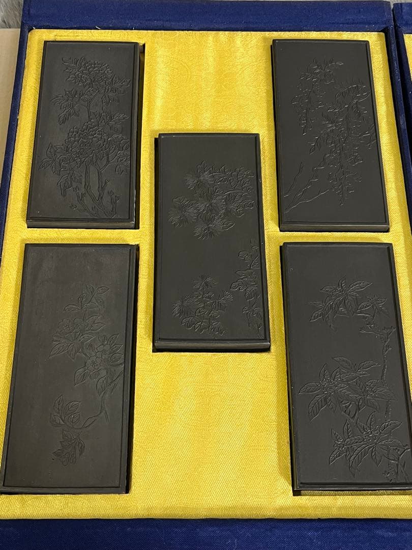 希少・珍品 唐墨 古墨 固形墨 乾隆年製 中国美術 10個セット 未使用品