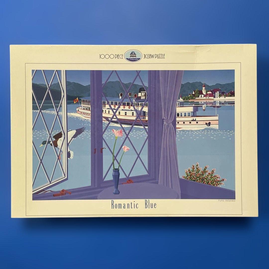 ボン　ジグソーパズル　渡辺浮美生　ロマンティックブルー　1000P