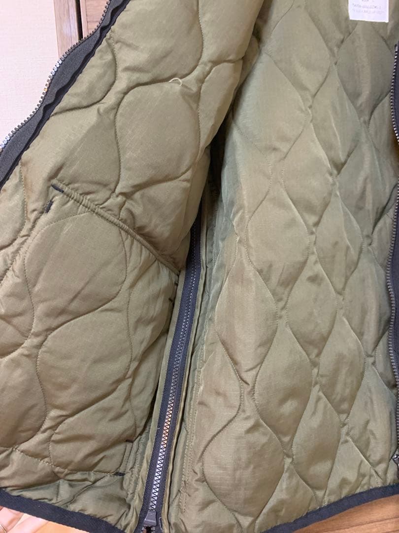 TAION タイオン　体温 Vネックレースアップダウンベスト　ブラック　黒　L