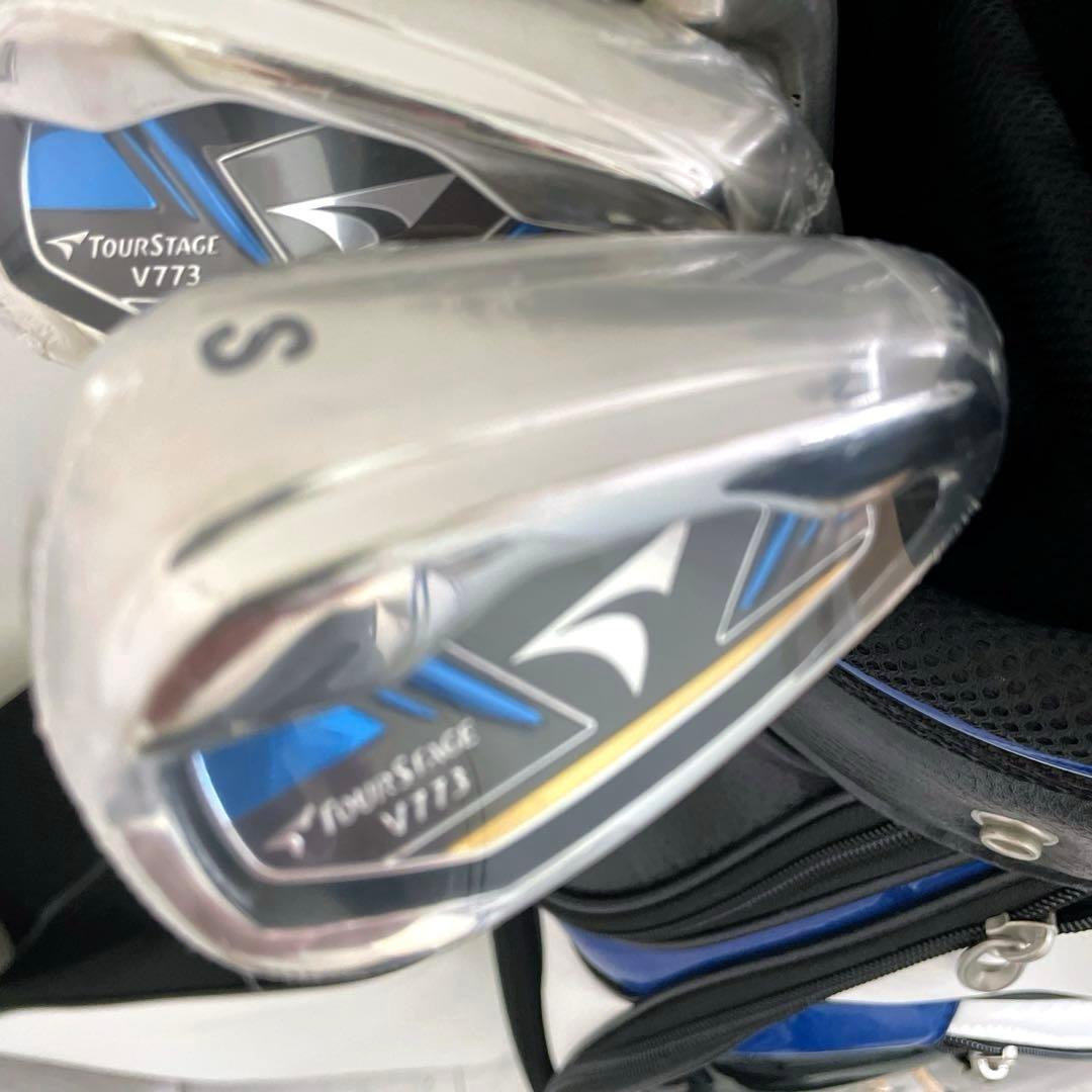 ほぼ新品未使用品　ビニール付　数量限定カラー　ツアーステージ　ゴルフクラブセット