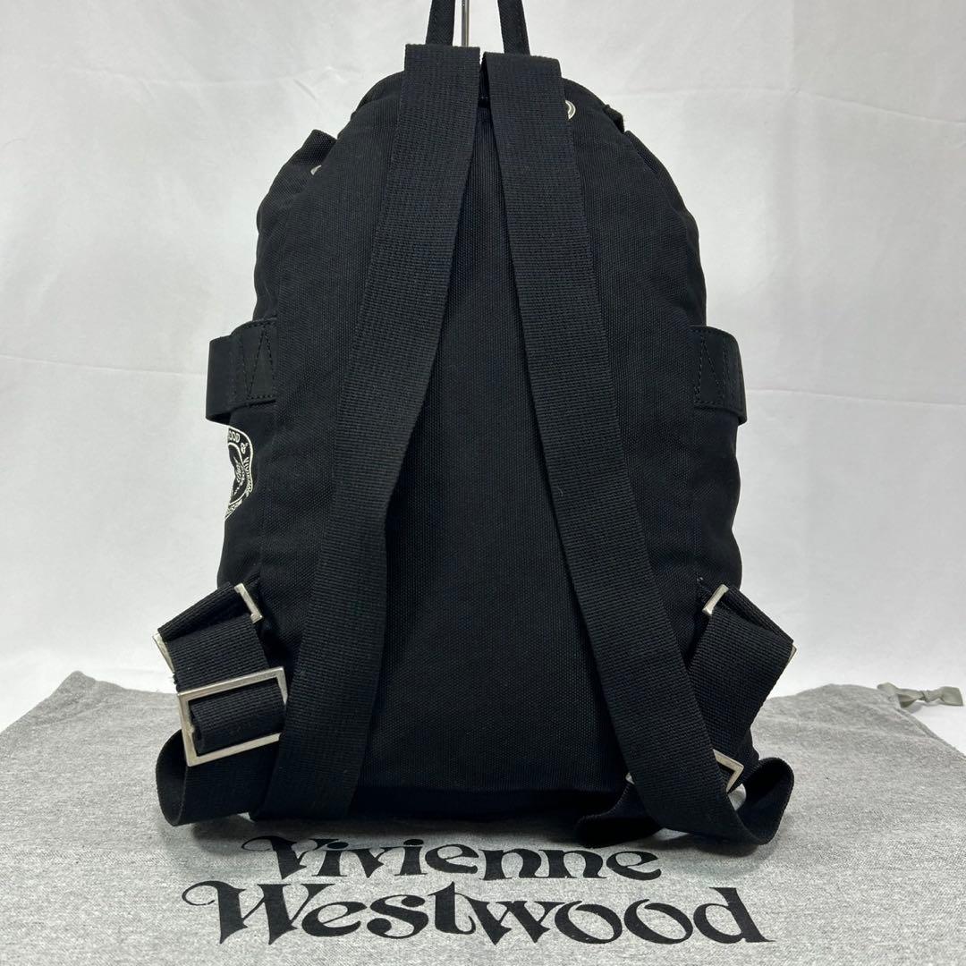 【極美品】ヴィヴィアンウエストウッド オーブ バックパック リュック 大容量 黒