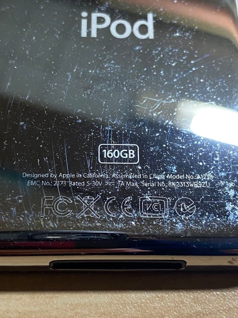 ipod classic 160gb a1238 ジャンク品