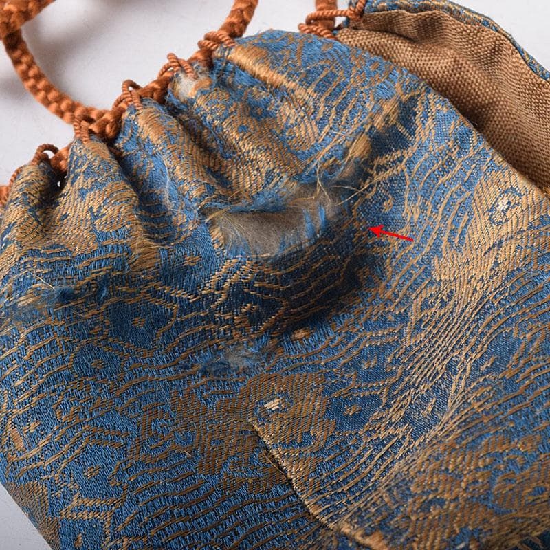 すみれ　織部焼　瀬戸焼　肩衝茶入　2点　仕覆3点　まとめて　C　7620