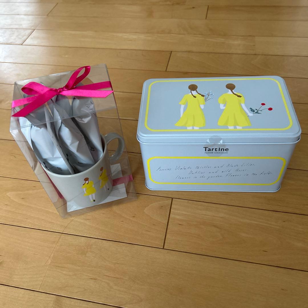 Tartine タルティン 四角缶(大)/マグカップ