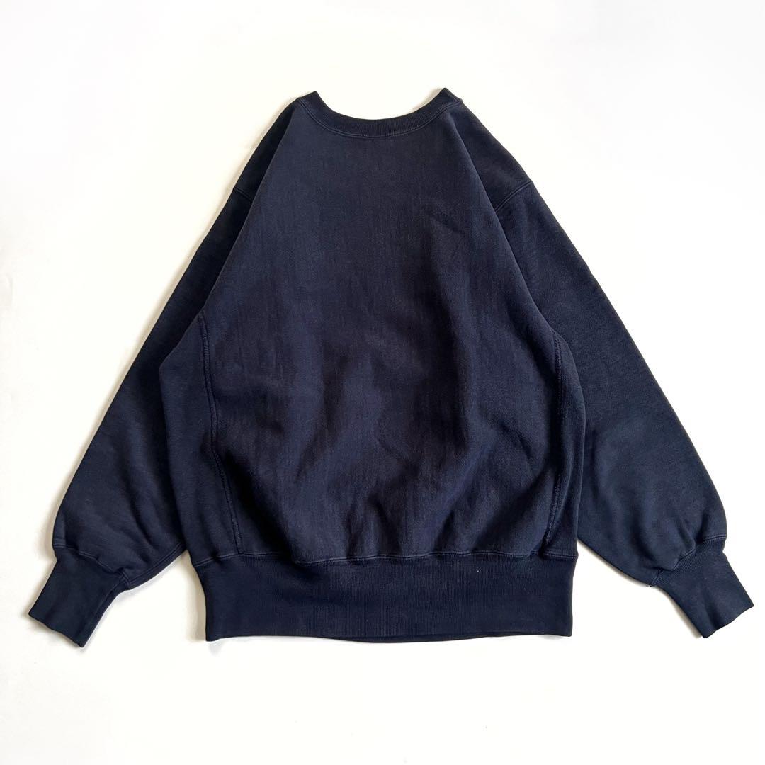 90s ChampionリバースウィーブNBC 刺繍ロゴスウェット ネイビーL