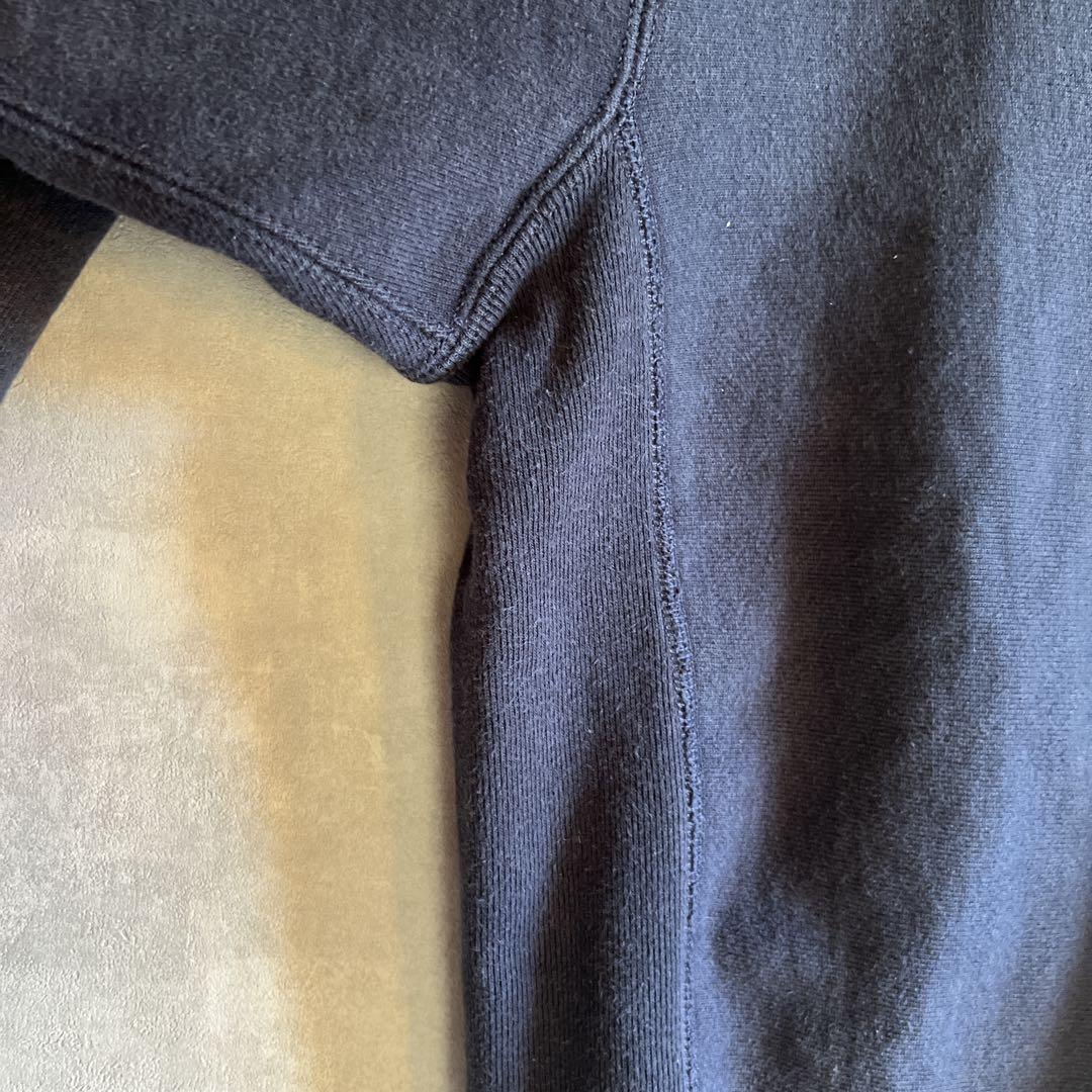 90s ChampionリバースウィーブNBC 刺繍ロゴスウェット ネイビーL