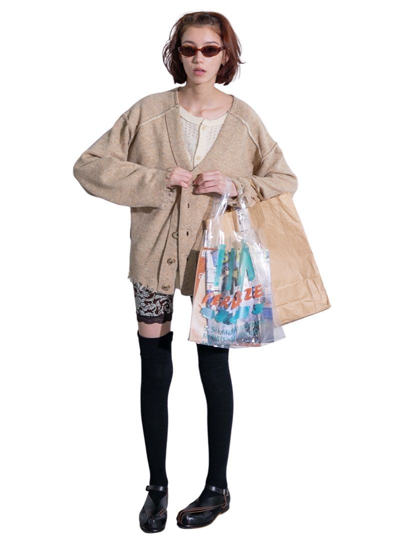 完売試着のみ　PERVERZE Lace Trim Shorts / Brown