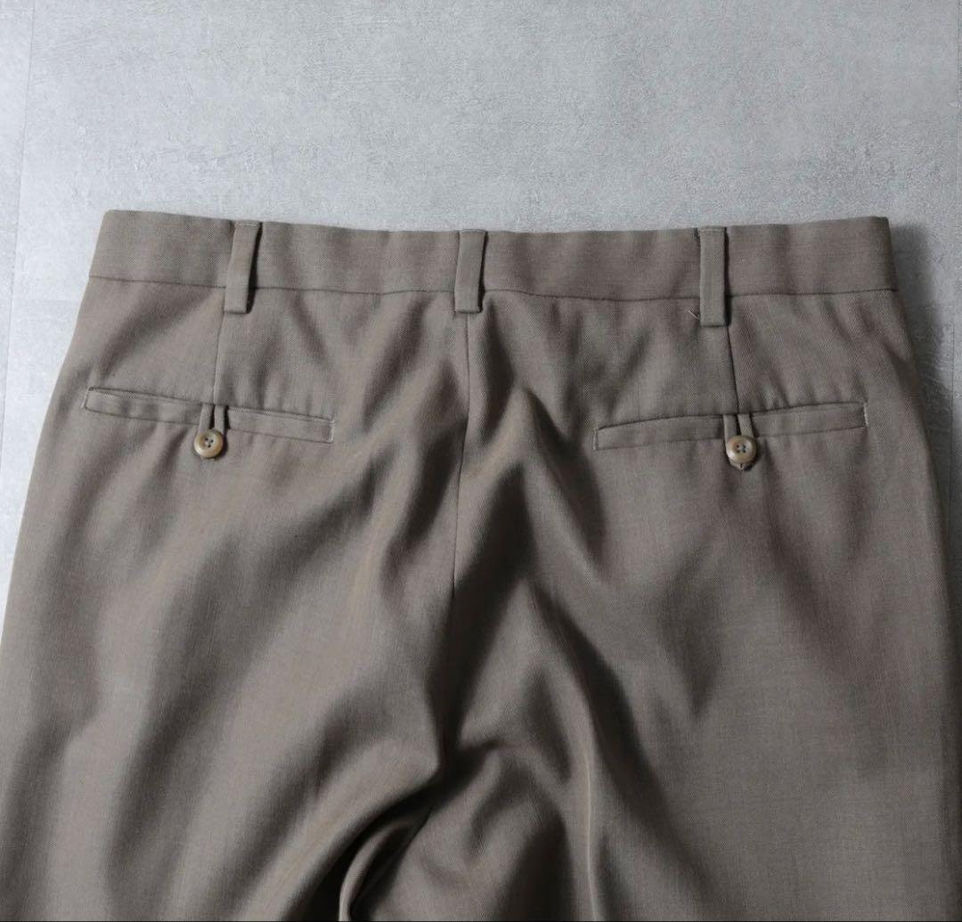 【落ち感◎】Perry Ellis 2タックスラックス W33L30 グレージュ