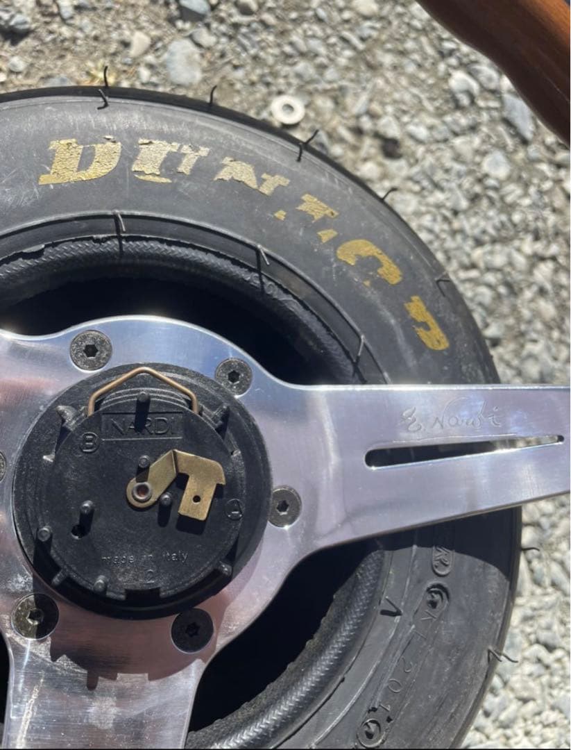 当時物 NARDI ナルディクラシック ウッドステアリング 36π