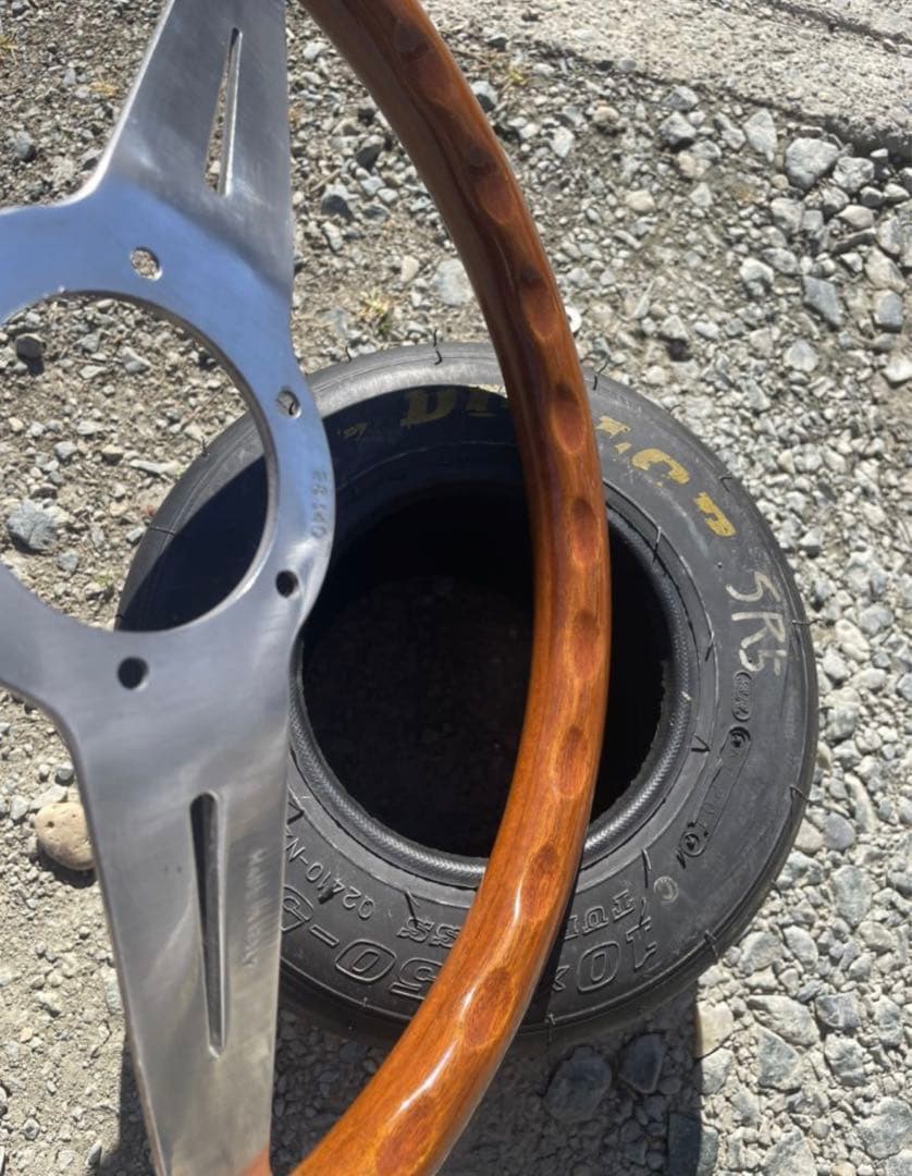 当時物 NARDI ナルディクラシック ウッドステアリング 36π