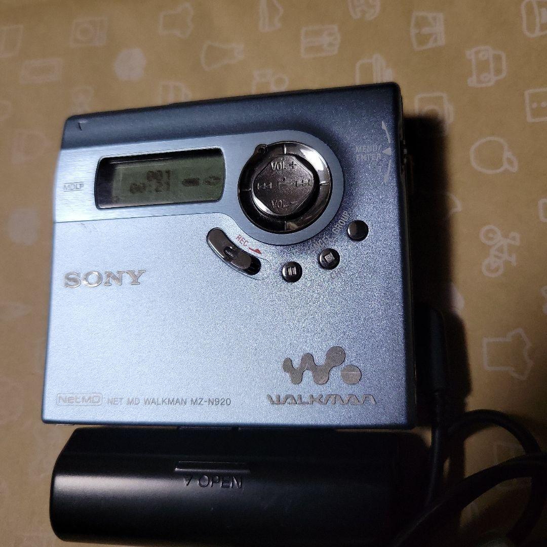 【中古】SONY ポータブルMDプレーヤー MZ-N920