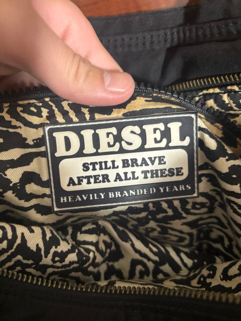 DIESEL ブラック ショルダーバッグ y2k