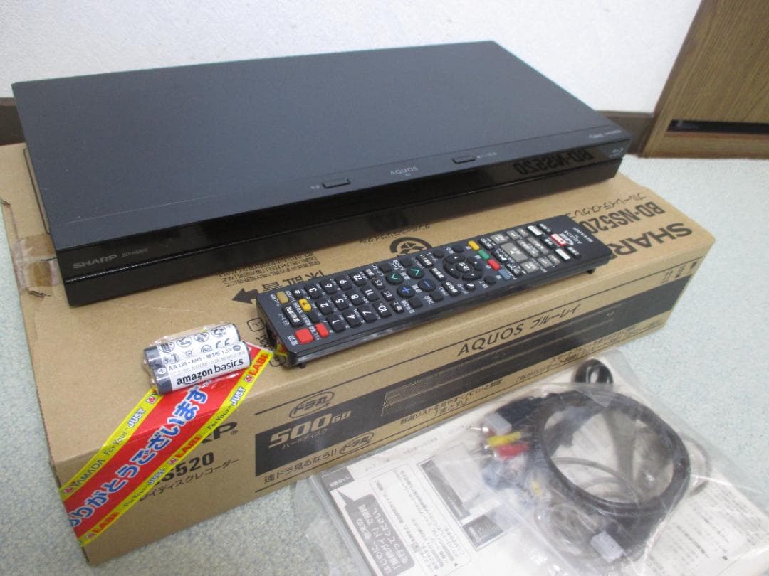 2019年製☆シャープ ブルーレイレコーダー BD-NS520