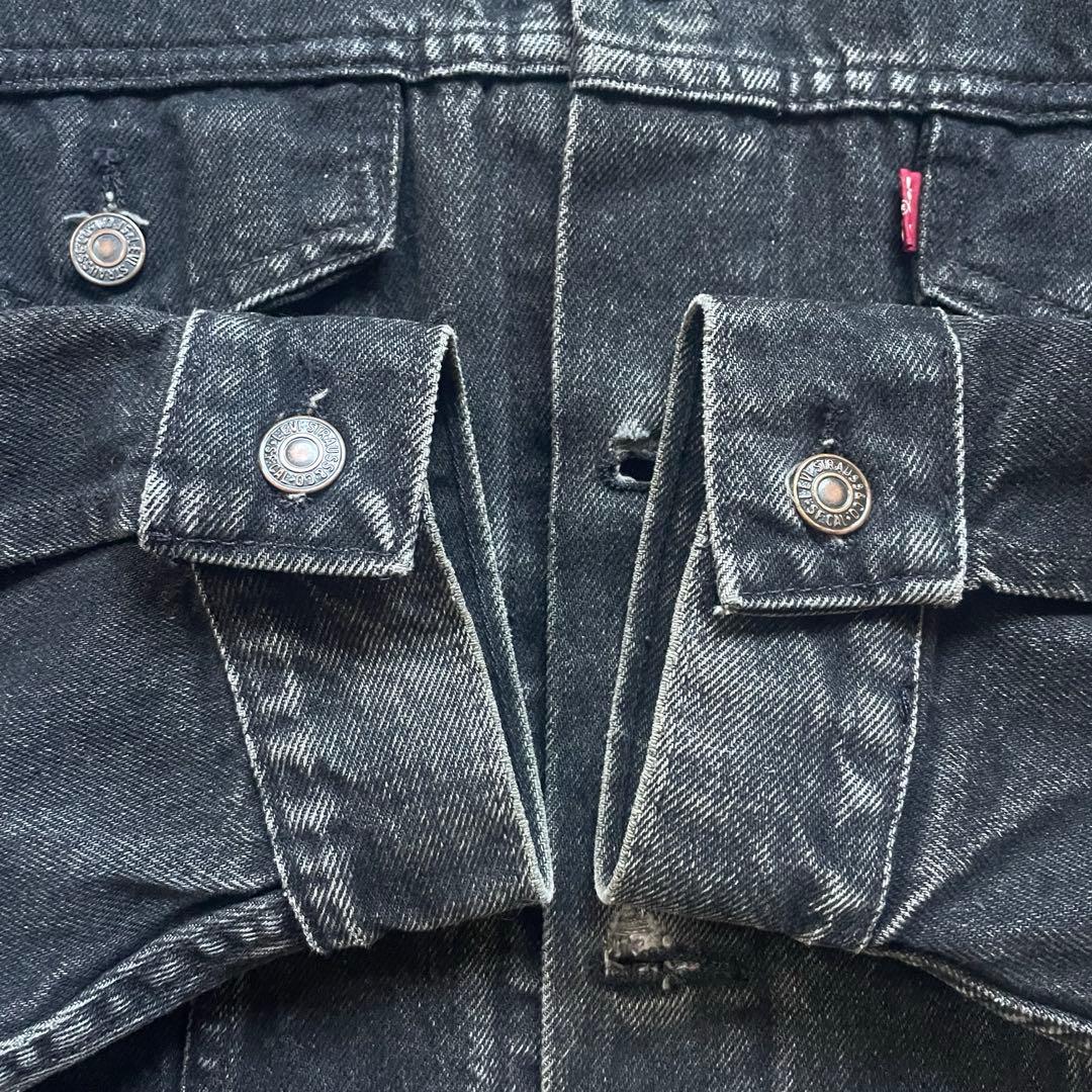 Levi's 70507 USA製 ブラック デニムジャケット 90s 後染め