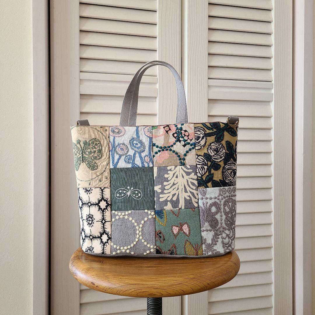 ミナペルホネン　ハンドメイドバッグ・11