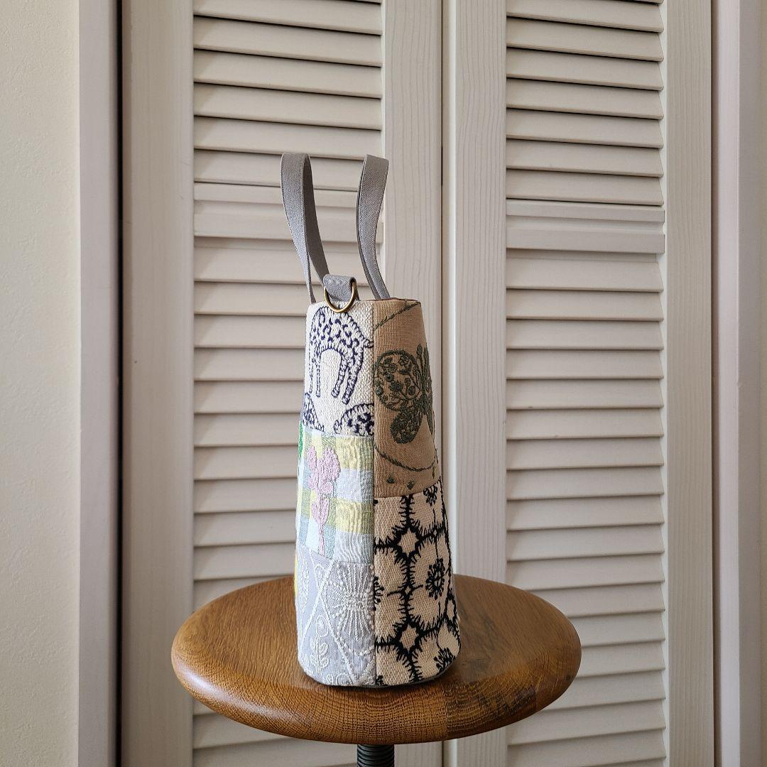 ミナペルホネン　ハンドメイドバッグ・11