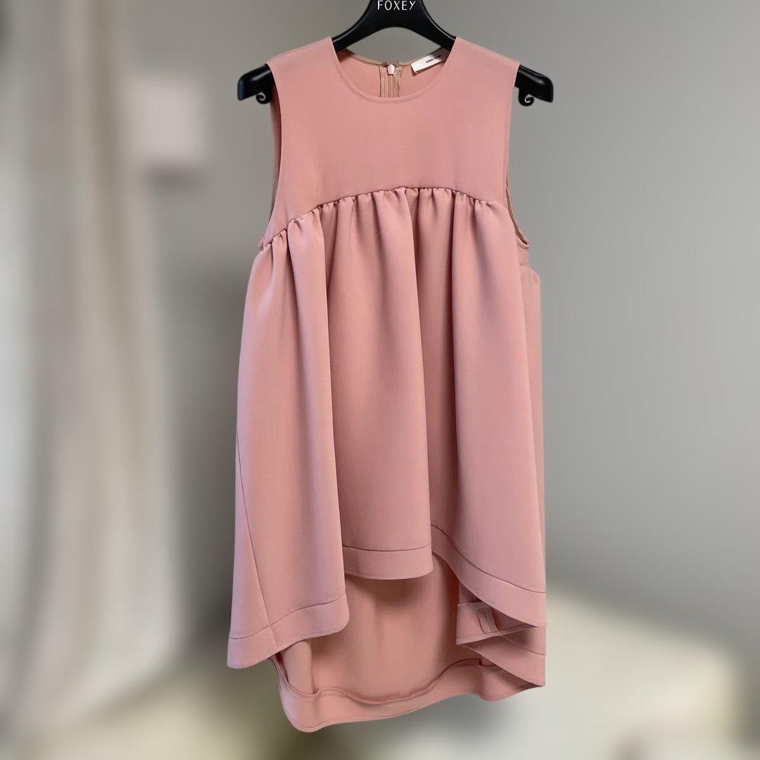 ヨーコチャン　ピンク　フレア　シャツ　ブラウス　36