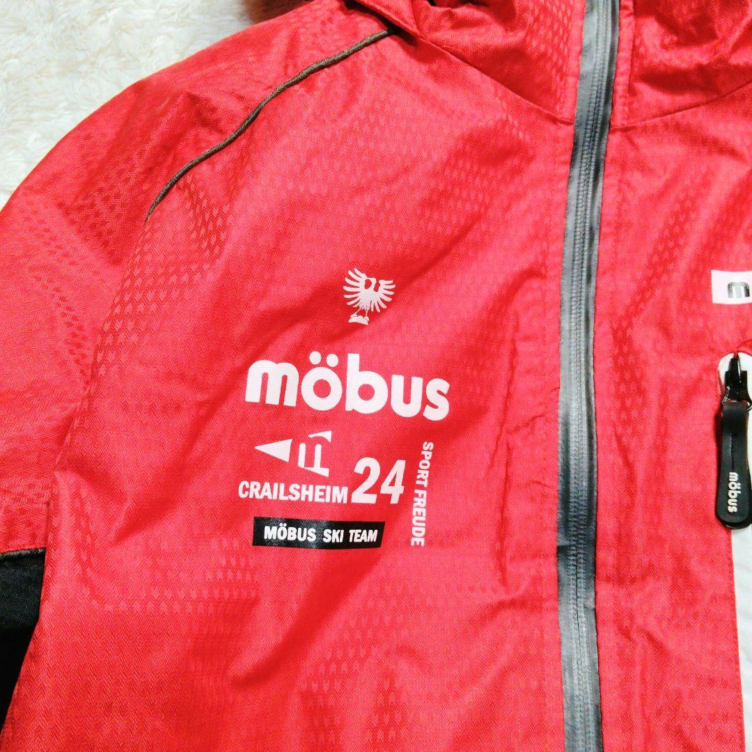 ✨mobus✨スキー スノボ ウェア 上下 メンズL 赤 黒 ユニセックス