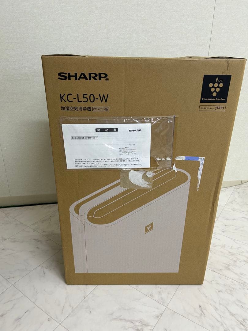 SHARP KC-L50-W 空気清浄機