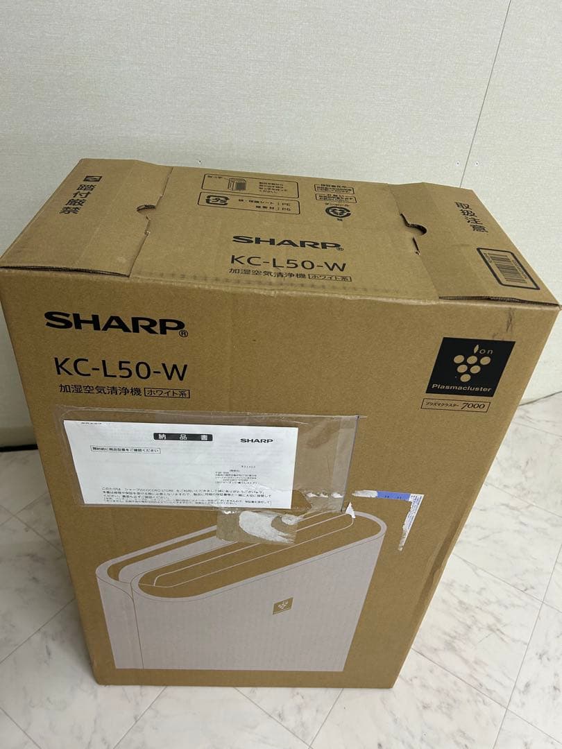 SHARP KC-L50-W 空気清浄機