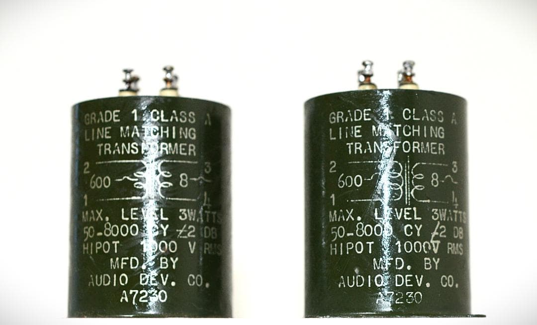 ラインマッチングトランスAUDIO DEV.CO A7230　２個