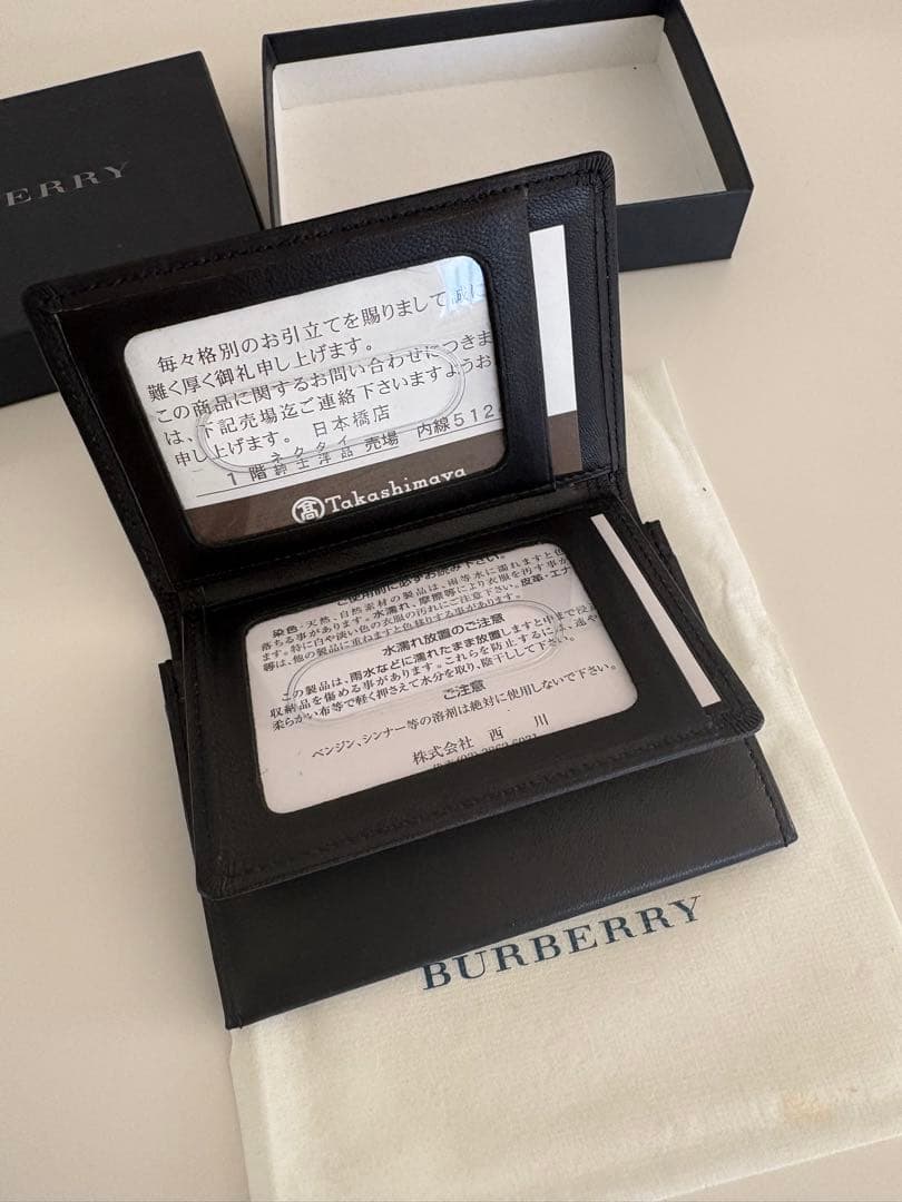 バーバリー　カードケース／名刺入れ