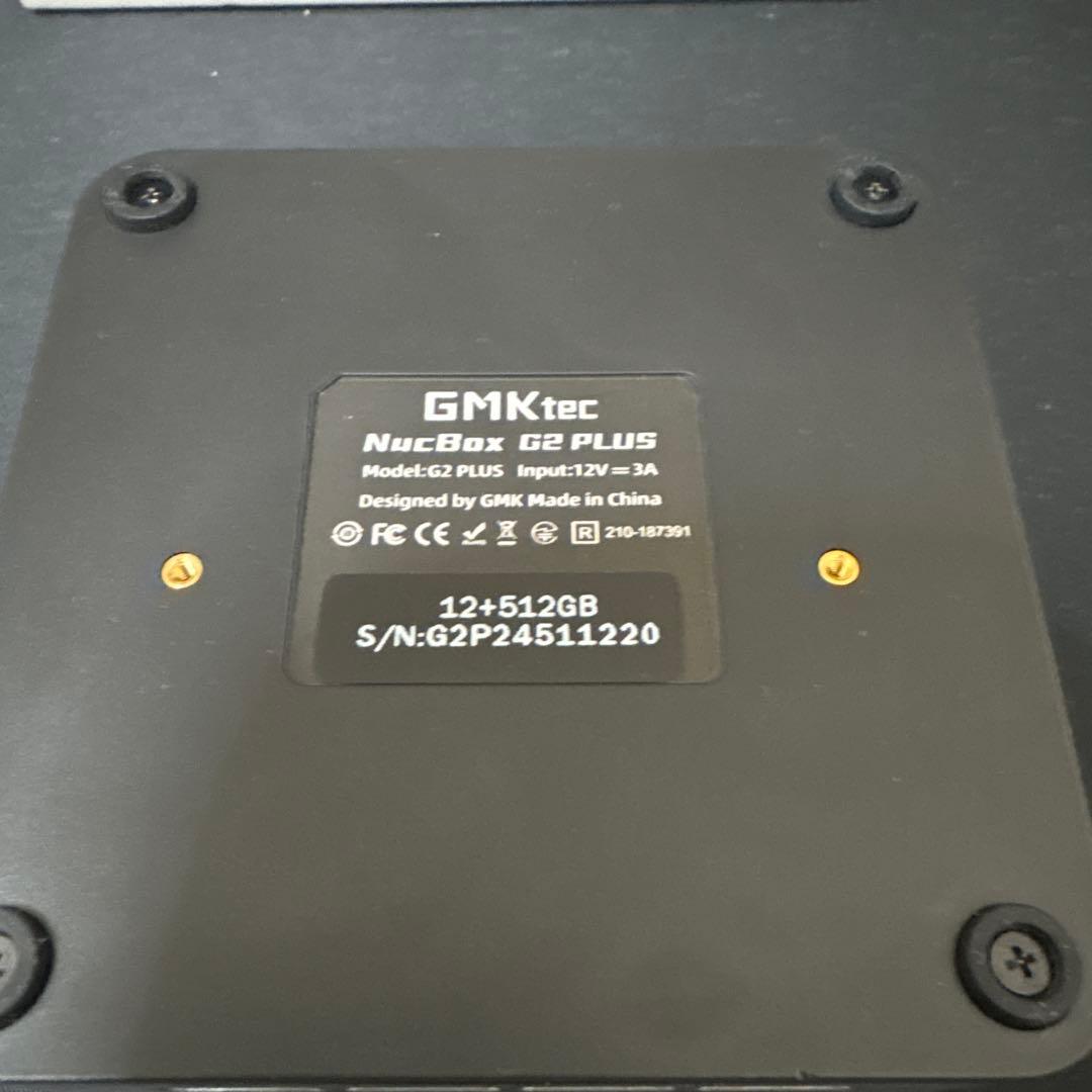 GMKtec G2 PLUS 12+512GB ミニPC