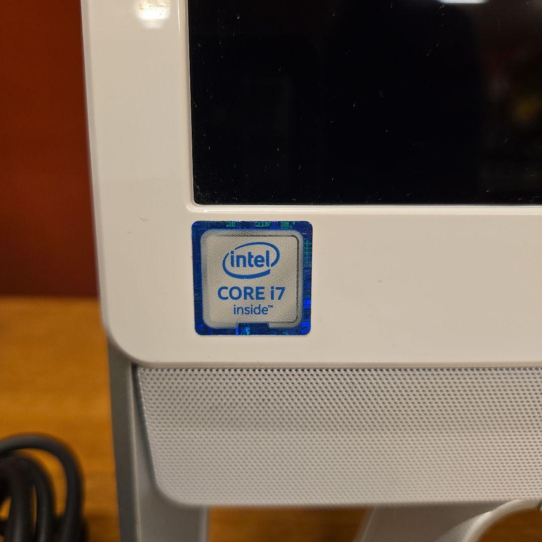 FUJITSU FMVF70YDW オールインワン パソコン 初期化済み