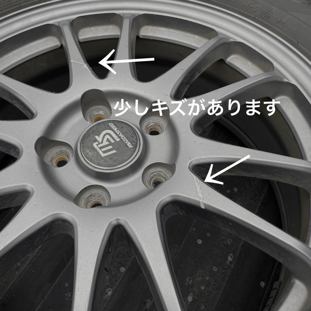 225/60r18 スタッドレス ホイール 18インチ 4本セットの1本No.1