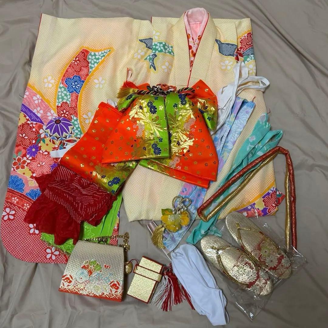 七五三 7歳 女の子 着物　一式　フルセット