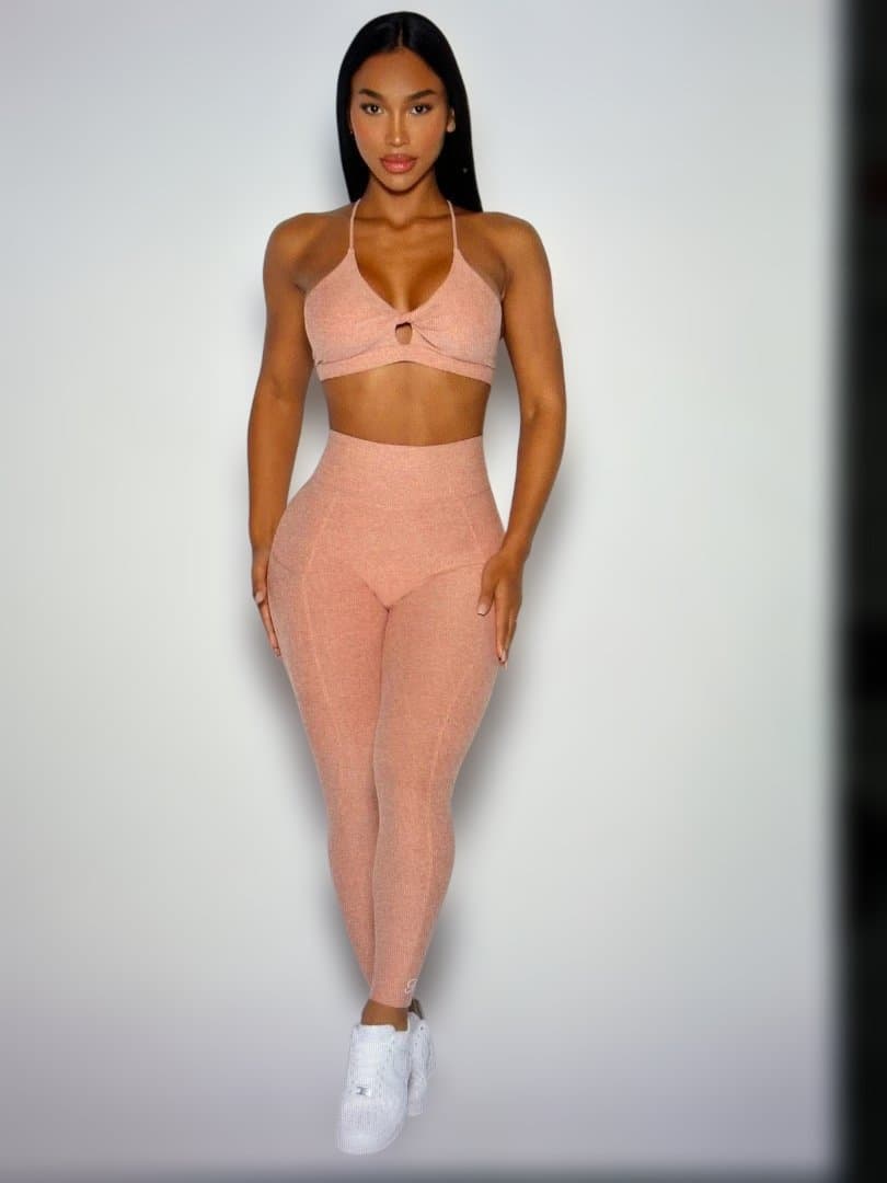 Bombshell CURVES LEGGINGS Nude Sand上下セット