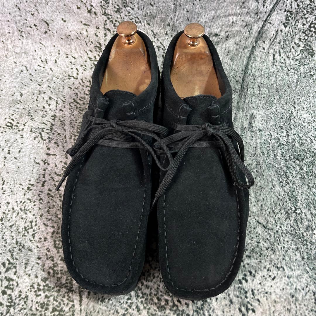 美品 クラークス ワラビー ゴアテックス ブラック ビブラムソール