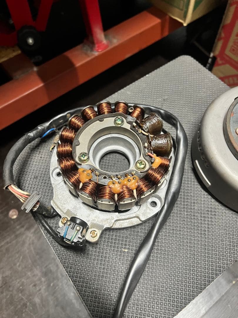 sr400 ジェネレーターフライホイールセット　実働品　美品sr500