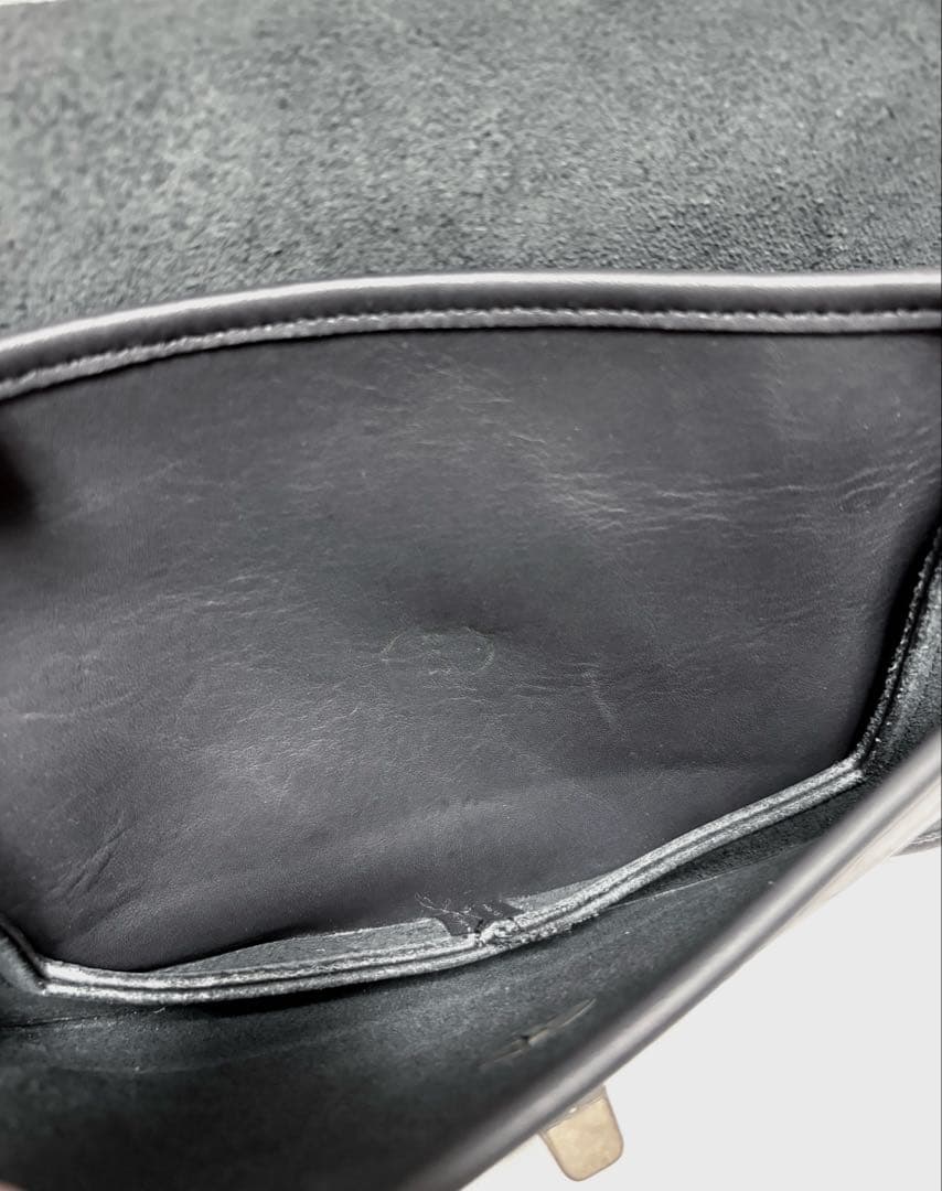 ✨美品✨　オールドコーチ　COACH黒 レザー ショルダーバッグ