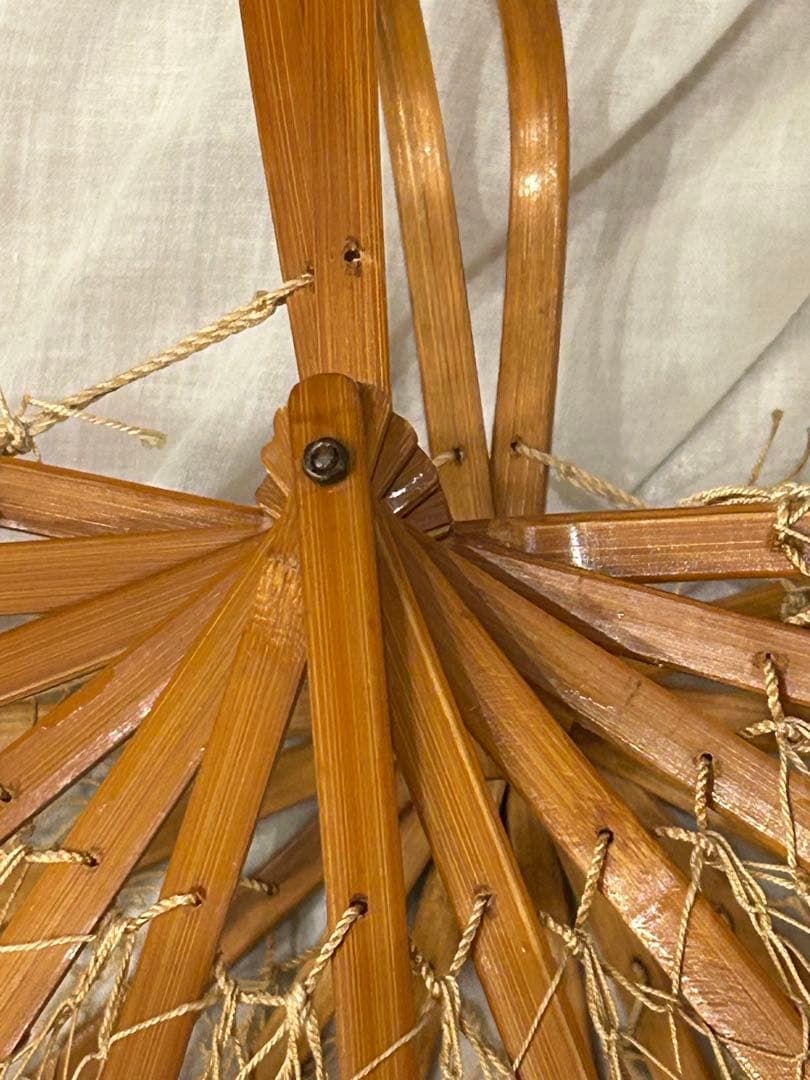 ヴィンテージ　ピーコックバッグ　カゴバッグ　竹　toro oz