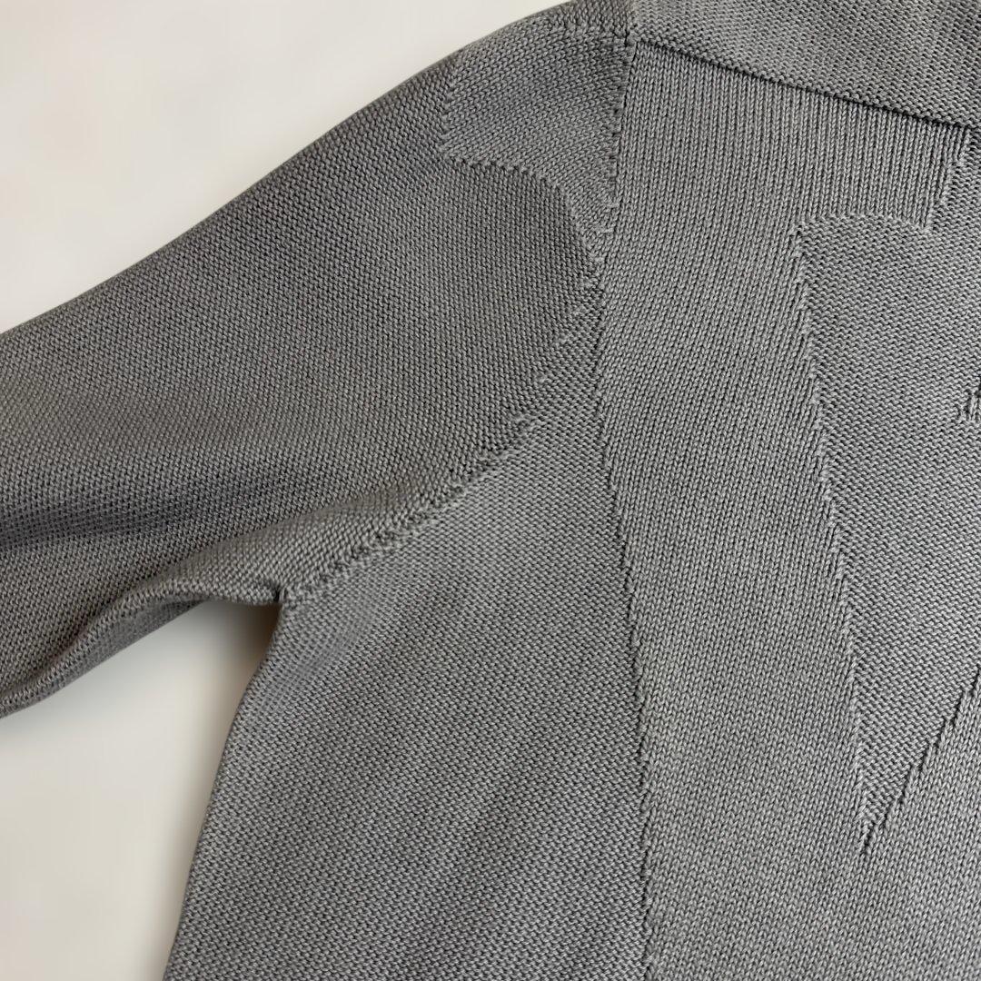 ルイヴィトン　LVロゴニット　グレー　Mサイズ相当