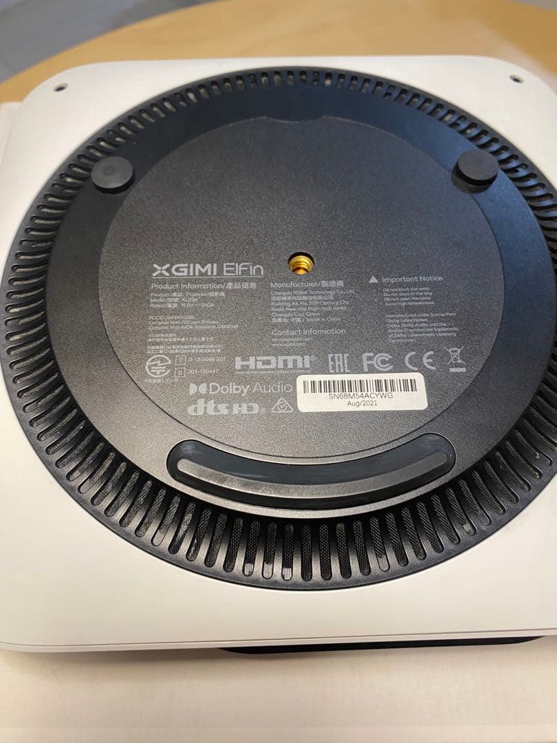 【美品】XGIMI ELFinプロジェクター