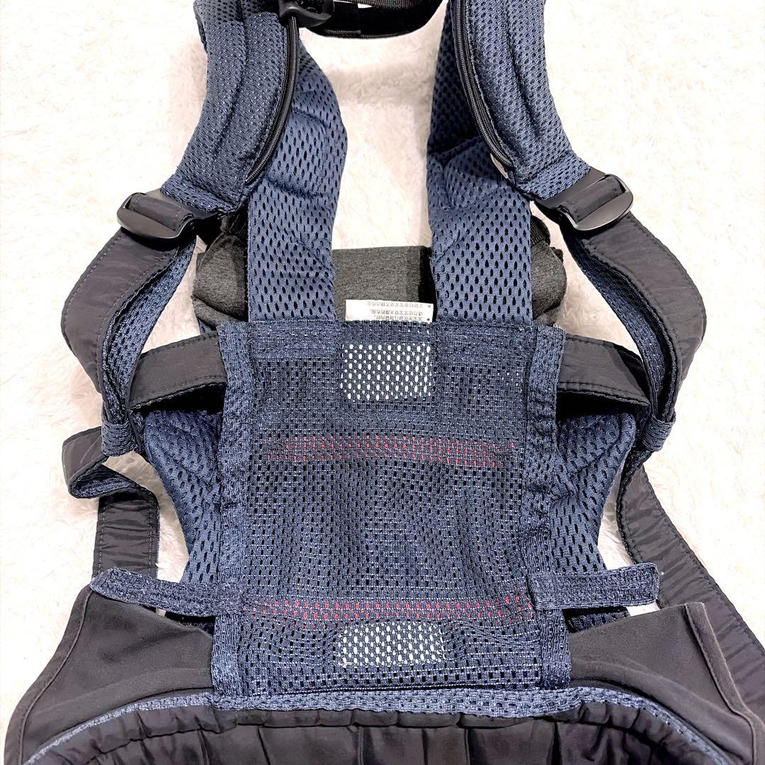 最上級モデルベビービョルン 美品✨ハーモニー ネイビーブルー メッシュ 抱っこ紐